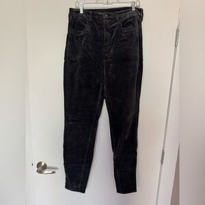 American Eagle Outfitters Black Corduroy Skinny Jeans